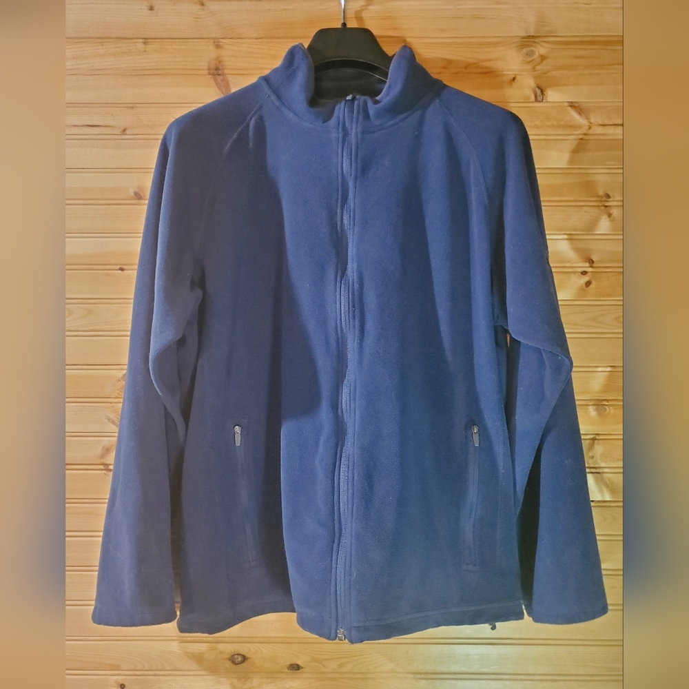 Men's navy fleece sweater xl